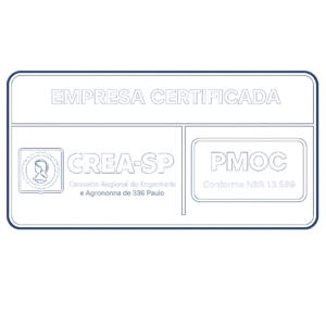 Empresa certificada CREA-SP e PMOC conforme NBR 13.971